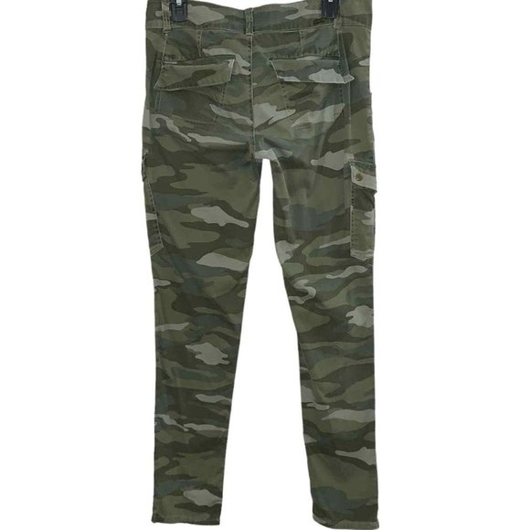 ❣️HP❣️Jolt skinny green utility camo low rise cargo pants sz: 7 - Picture 5 of 9
